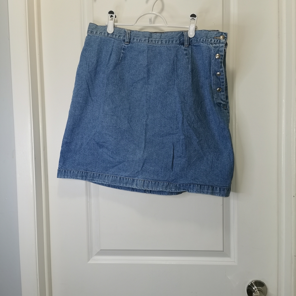 Stylish Blue‎ Denim Mini Skirt